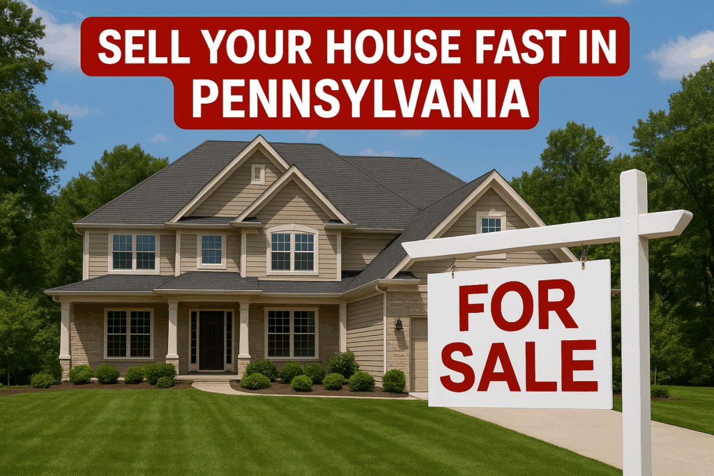 Sell Your House Fast for Cash In Pennsylvania