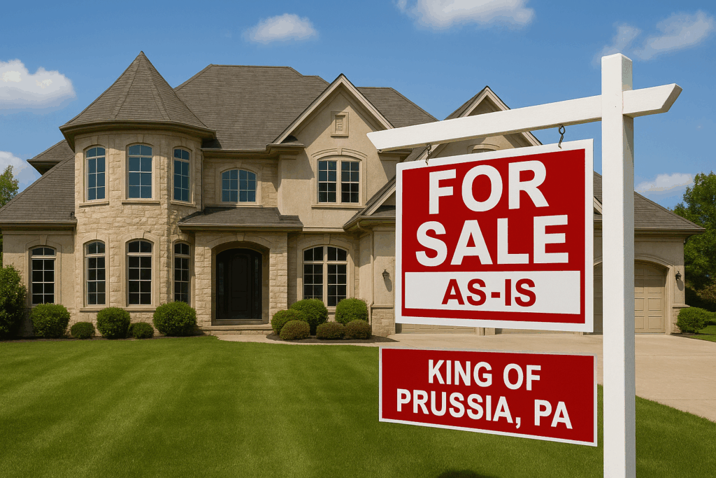 Sell House As-Is in King of Prussia, PA