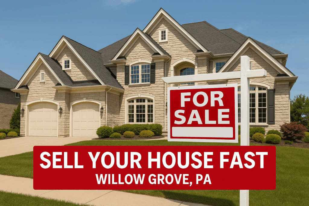 Sell Your House Fast in Willow Grove, PA
