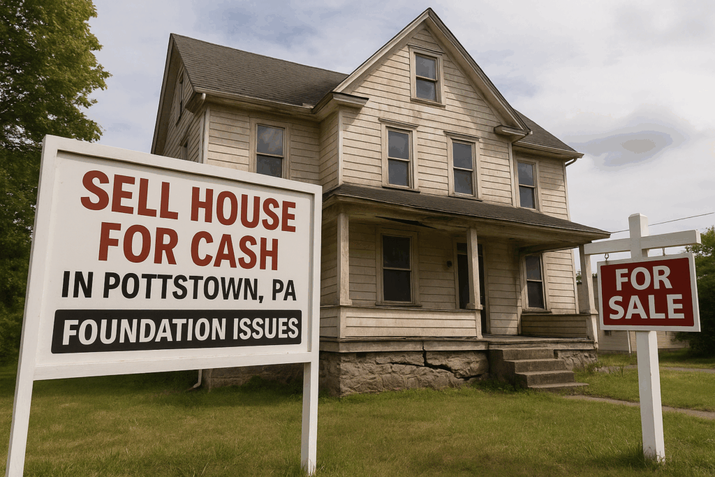 Sell My House for Cash in Pottstown, PA with Foundation Issues