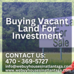 Buying Vacant Land For Investment