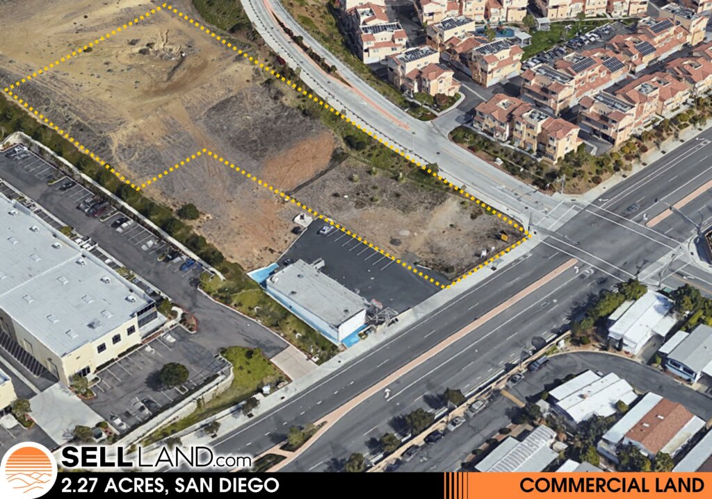 We purchased 2.27 Acres of commercial land for development in San Diego County California. Ideally suited for a multifamily project,