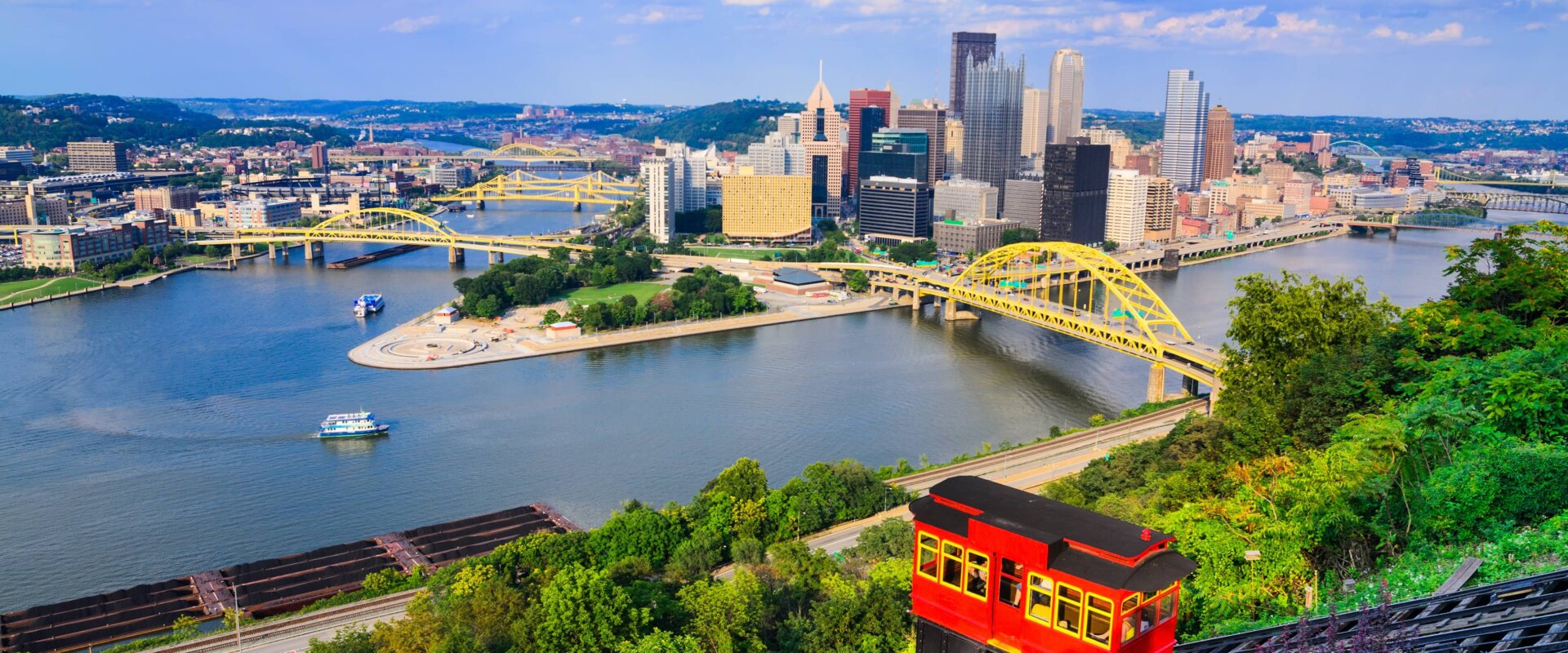 Pittsburgh View Of City