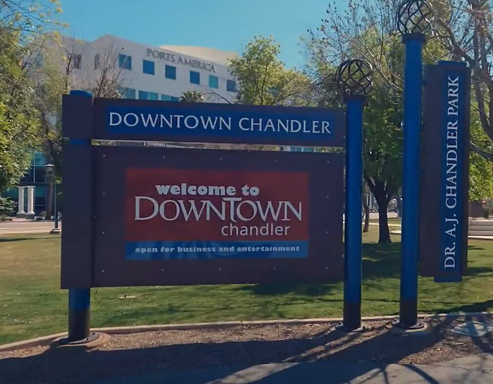 Sell My House Fast Chandler Arizona  - a landscape photo of an area - Downtown Sign