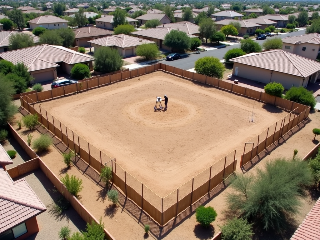 a vacant plot of land in Tempe AZ