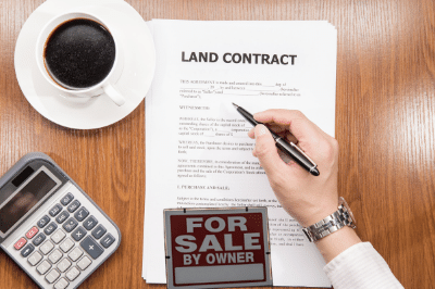 Contract to sell land by owner