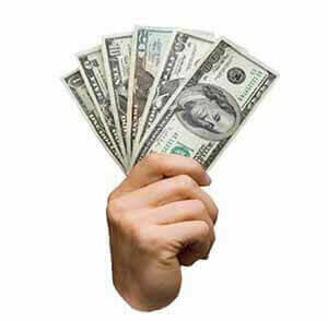 Hand Holding Cash