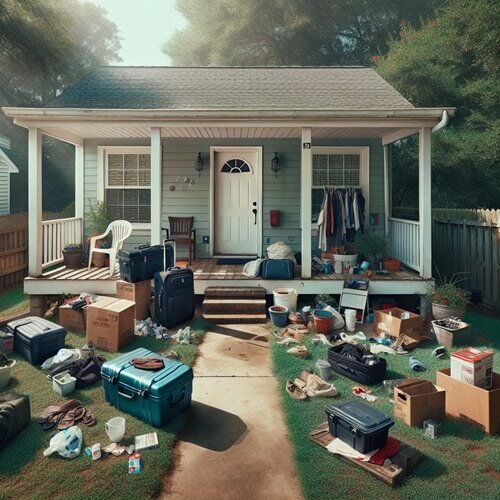 How Long Can Someone Leave Their Belongings On Your Property In South