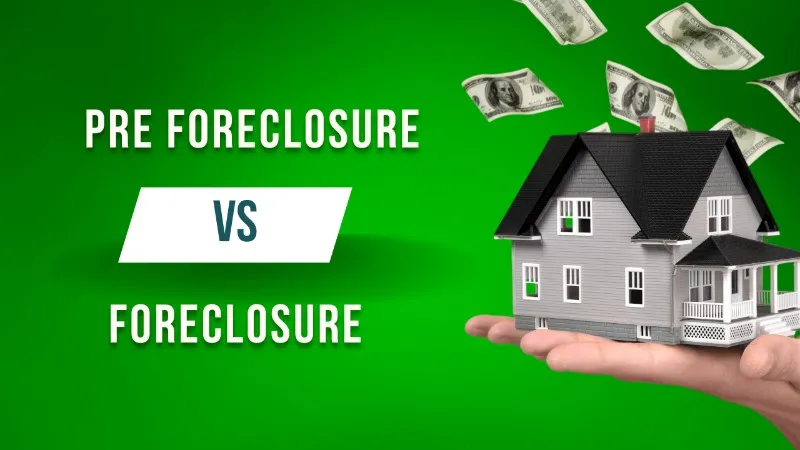 What's the difference of Pre-foreclosure and Foreclosure?