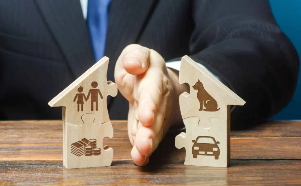 California homeowners discussing how to protect Bay Area real estate assets during divorce