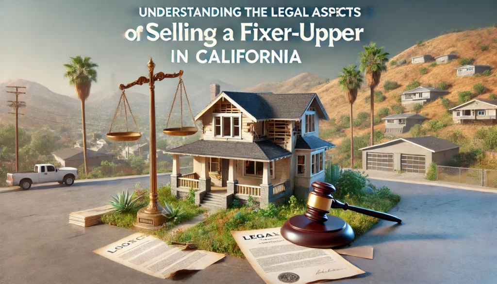 Legal Aspects of Selling a Fixer-Upper in California