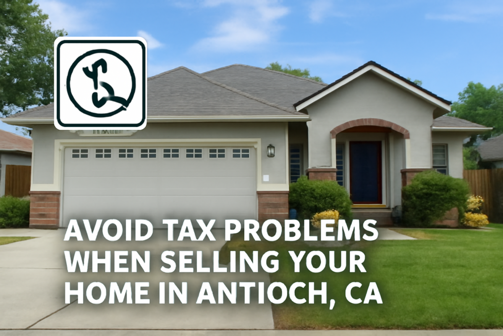 Avoid Tax Problems When Selling Your Home in Antioch CA