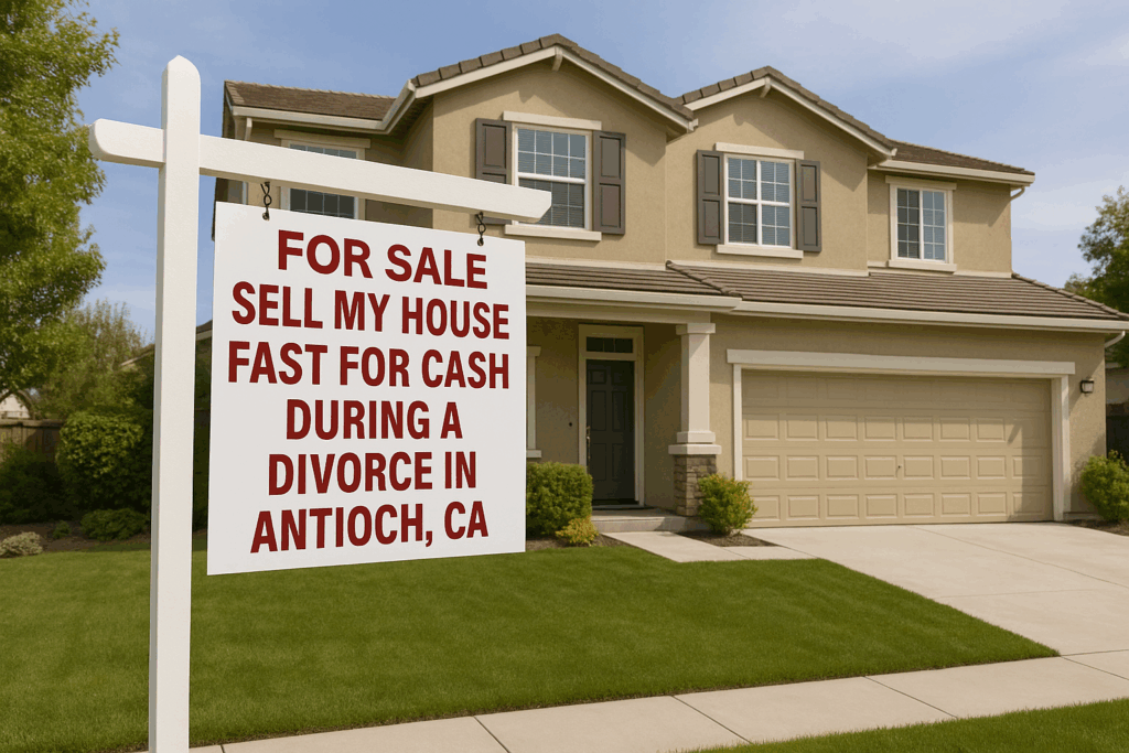 Sell Your House Fast for Cash During Divorce in Antioch, CA