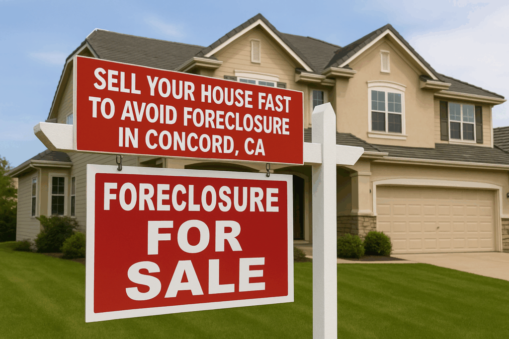 Sell Your House Fast to Avoid Foreclosure in Concord, CA