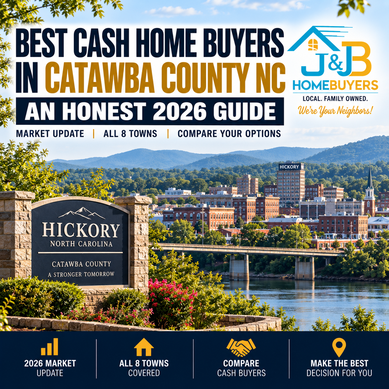 Best cash home buyers in Catawba County NC 2026 guide covering all 8 towns