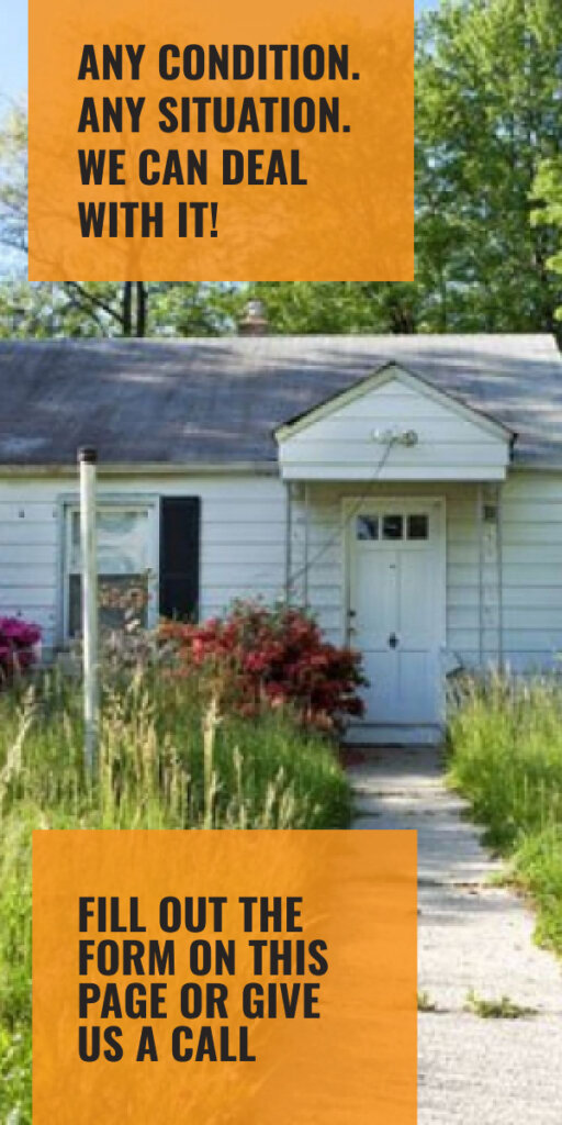 Selling a house in poor condition is easy when you work with us