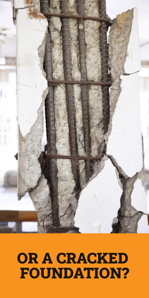 selling a house in poor condition with a cracked foundation