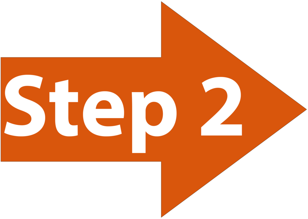 step 2 arrow