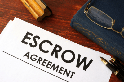Escrow funds real estate