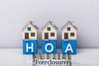 If HOA forecloses what happens to the mortgage?