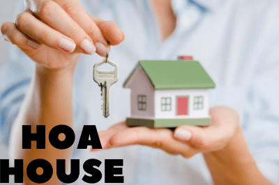 What happens after selling a HOA house?