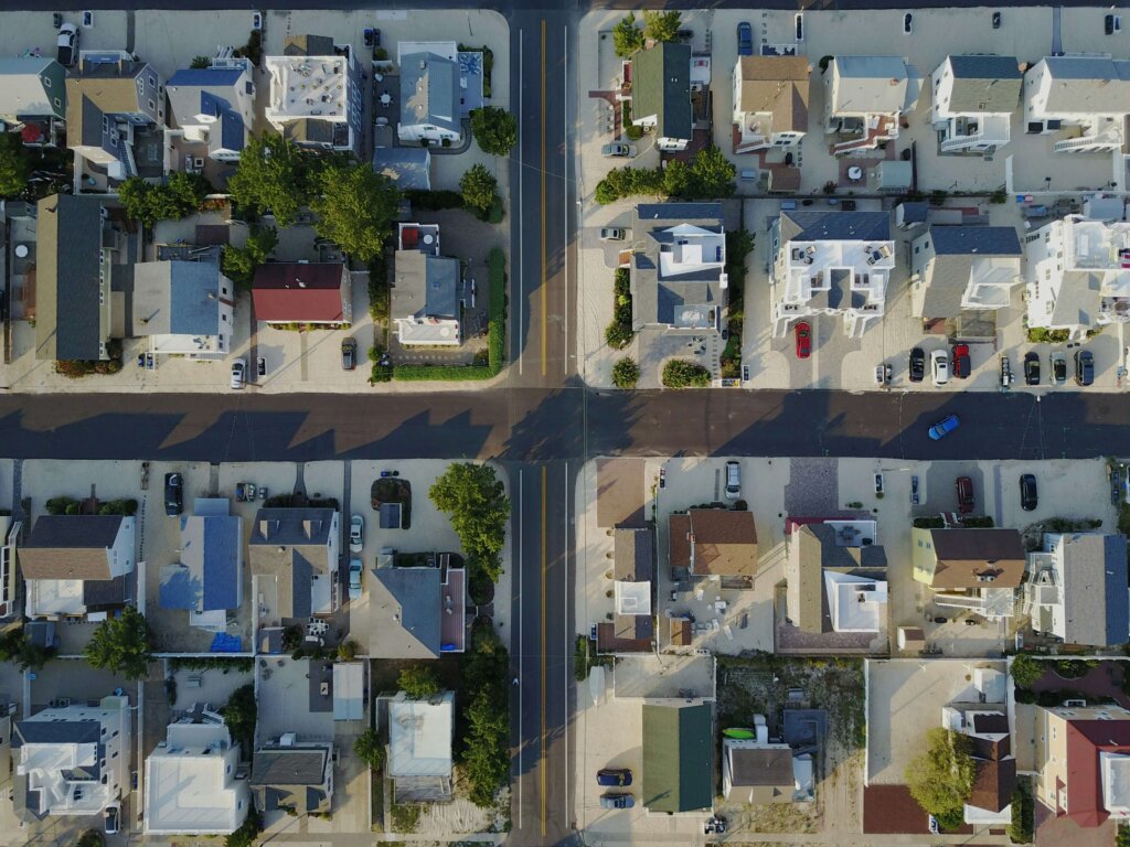 houses from above
