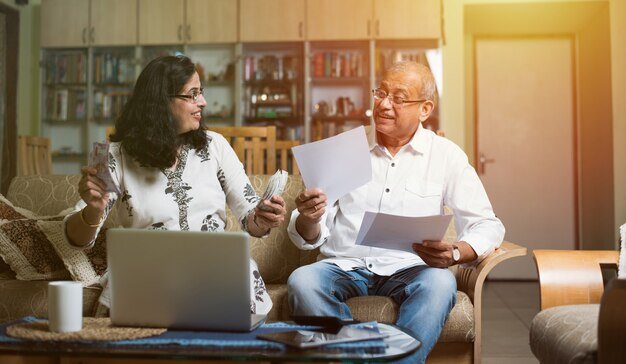 couple with saved money