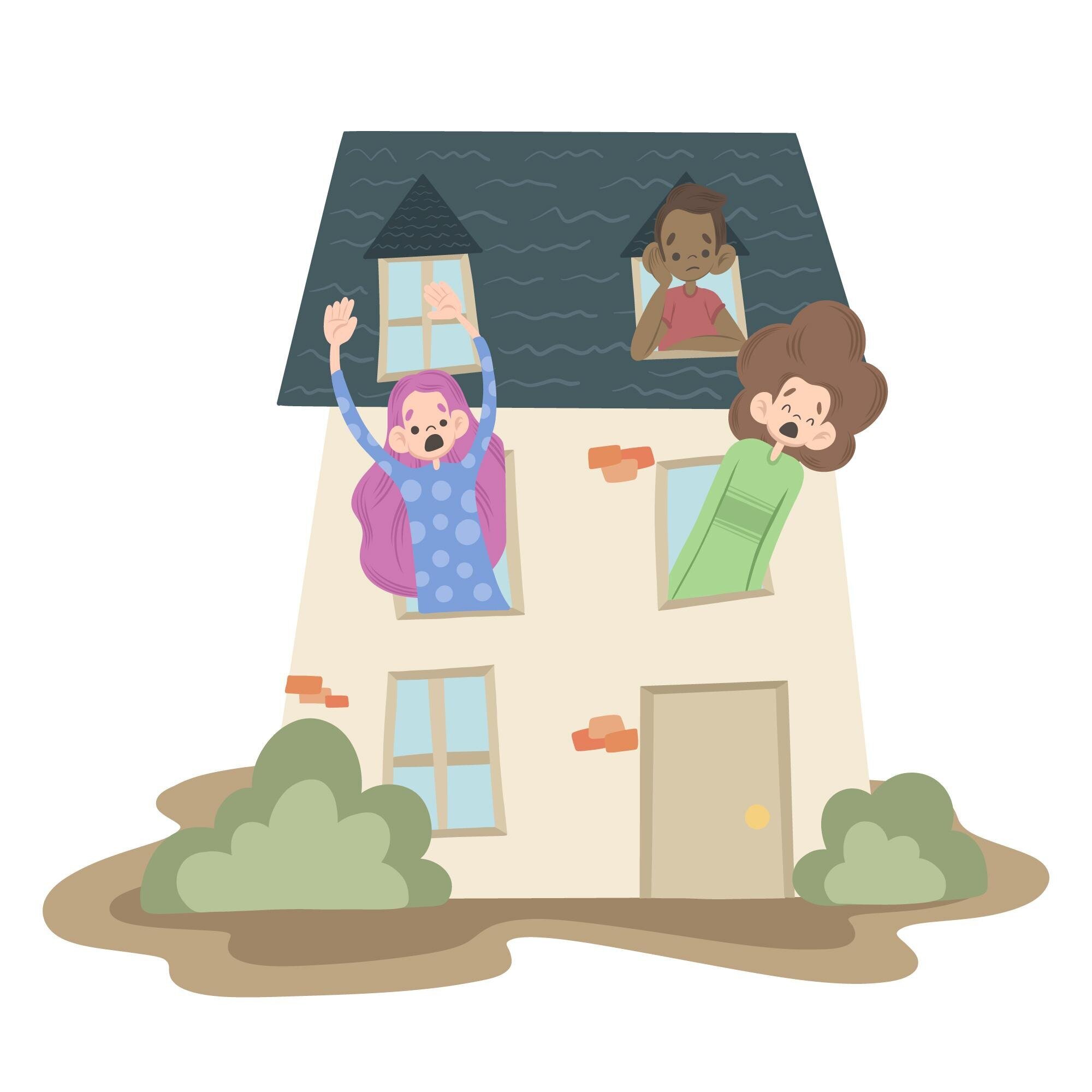 a house with habitability violations