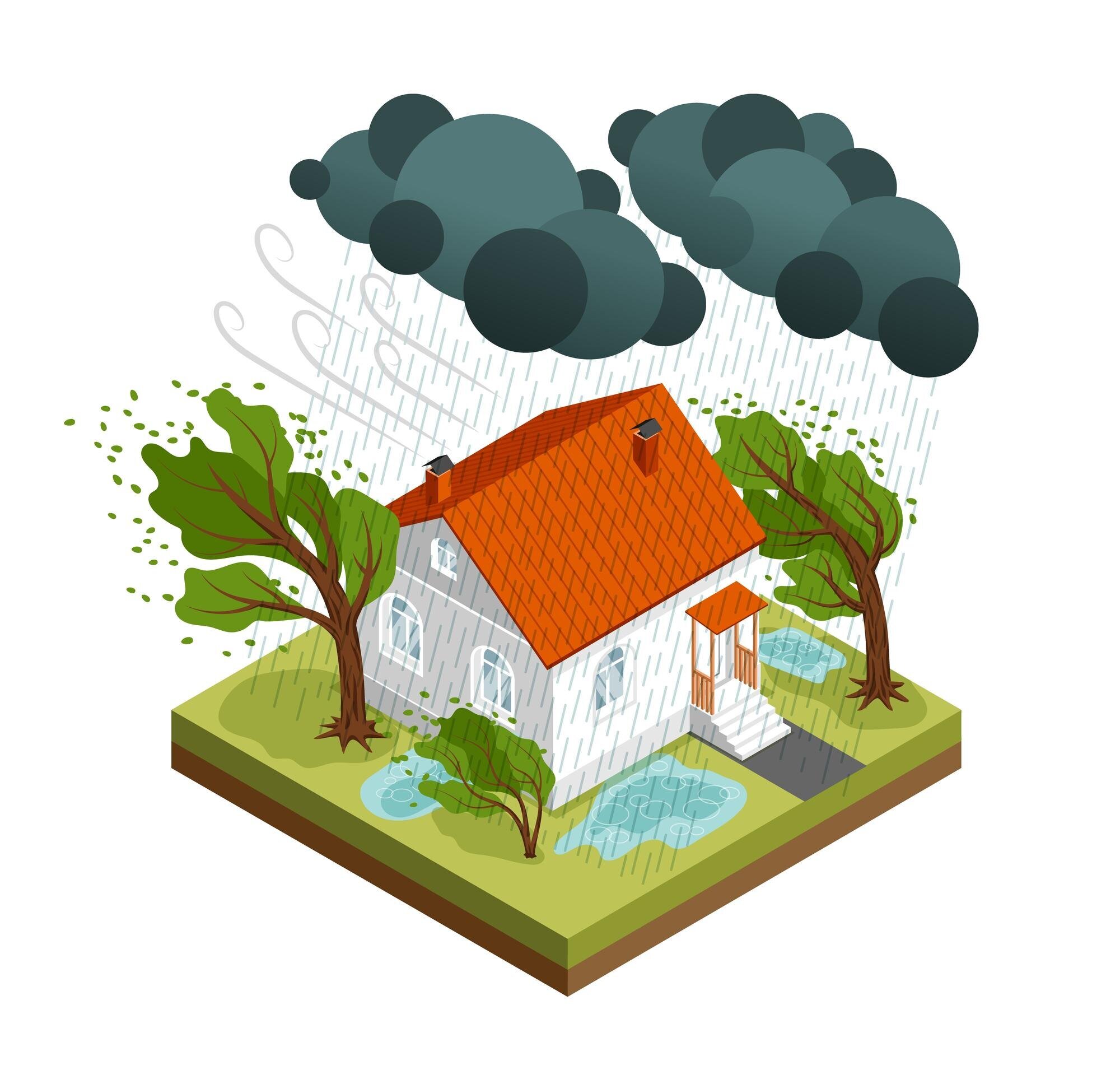 house hail damage