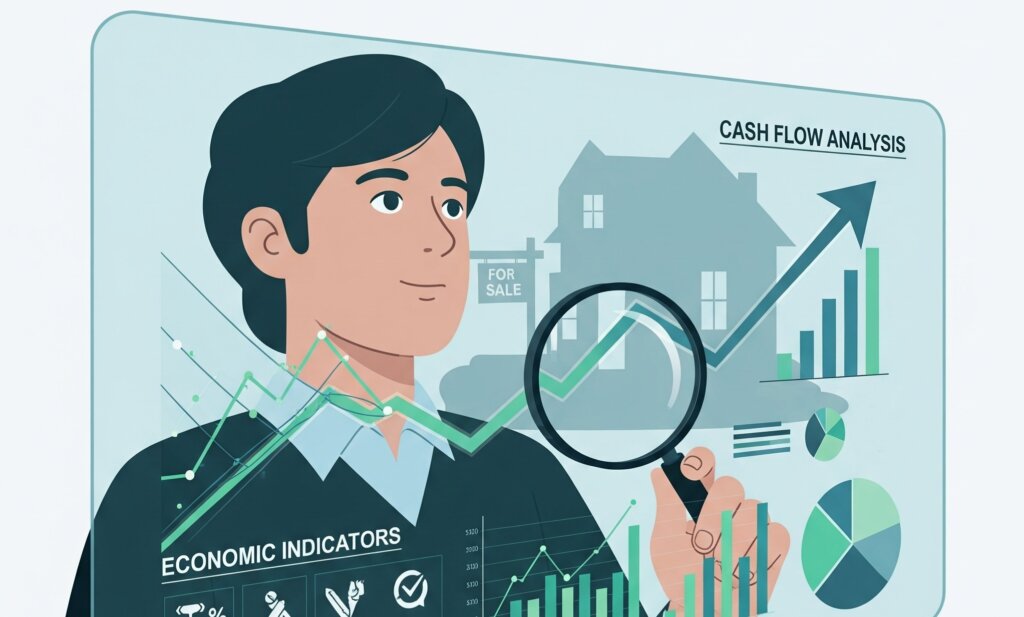 Examine cash flow and other economic indicators before selling
