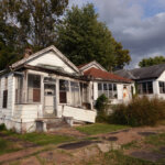 Vacant house in Texas standing empty before sale