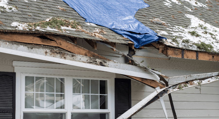 Storm-damaged property requires adjustments based on repair needs and insurance assessments