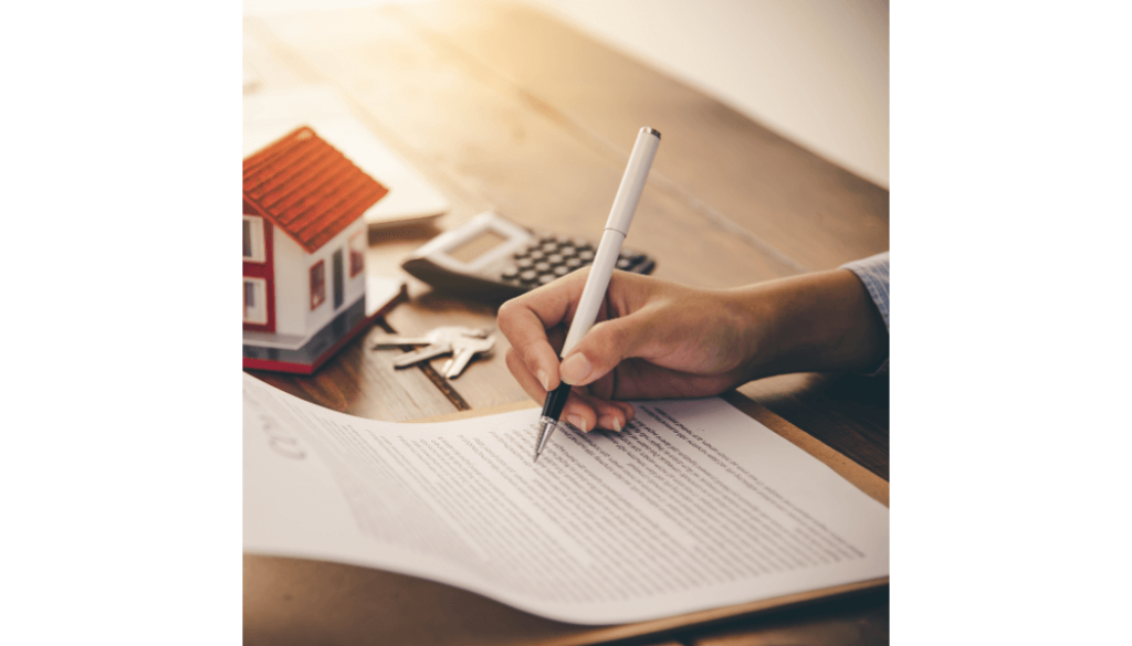 sample image of a closing document