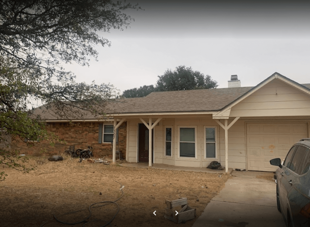 Picture of a house we bought in Midland Texas