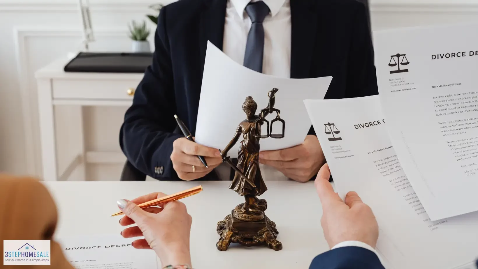 selling house before divorce