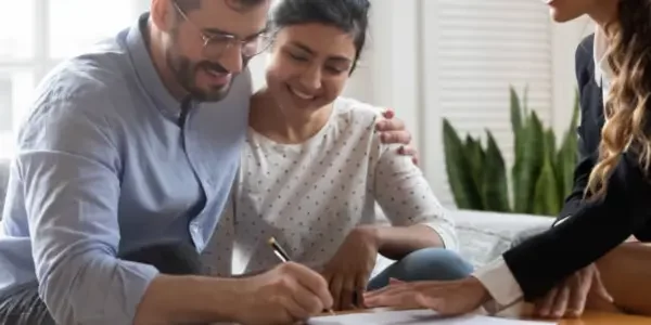 a happy couple finally sold their house for cash as is