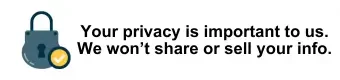 Your information is safe and secure