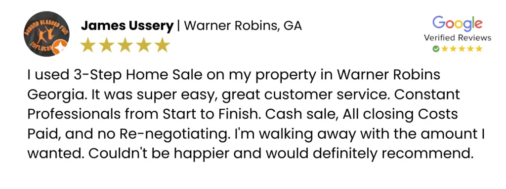 James Ussery - Warner Robins GA Review