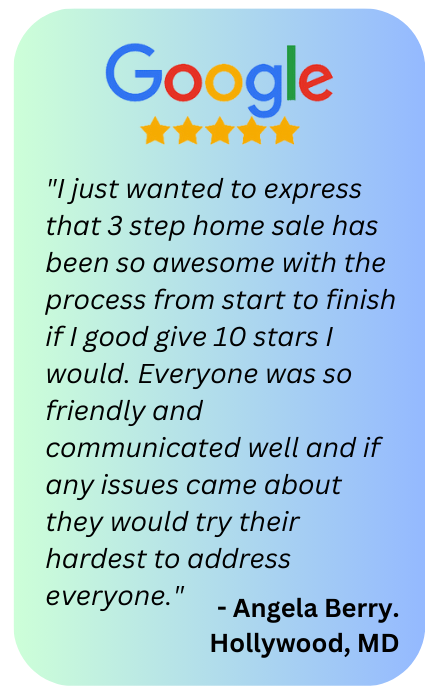 Happy seller from Maryland gave us a great google review
