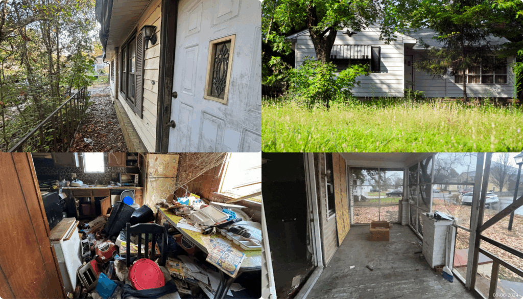 Example of distressed homes