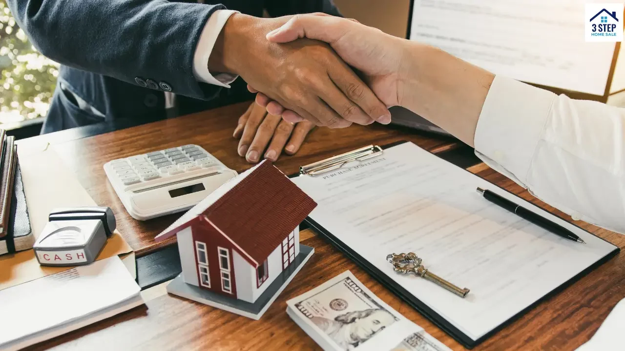 shaking hand for the contract