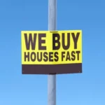 sign we buy houses fast