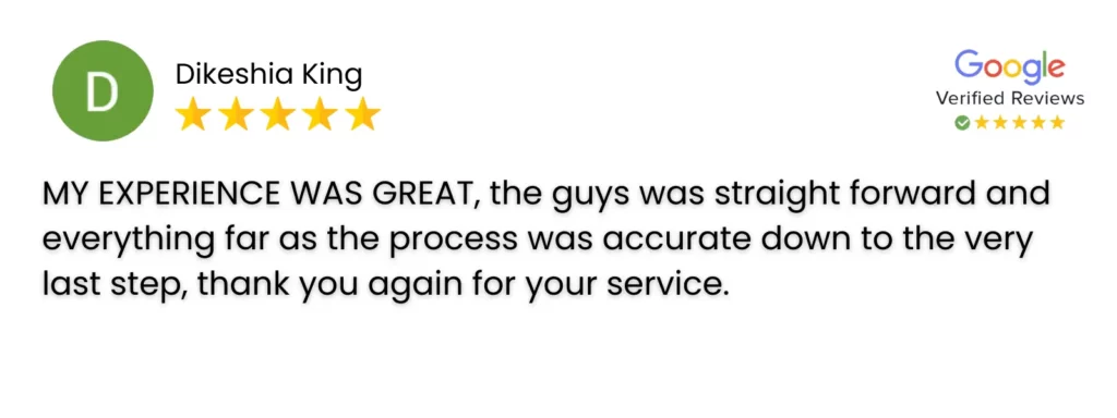 Dikesha King 5-Star Review