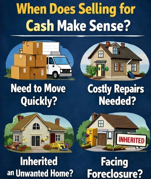 when does selling your house for cash make sense?