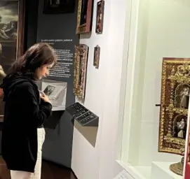 Sue at a museum