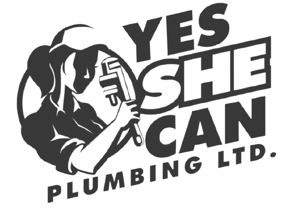 Logo for yes she can plumbing, a contractor yeg home buyers works with