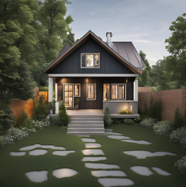 Image of a small house that can have many benefits for Edmonton house owners if they decide to sell their house and downsize