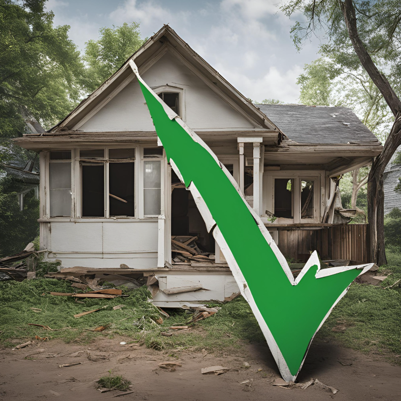 Image depicting a good we buy houses company with a checkmark in front