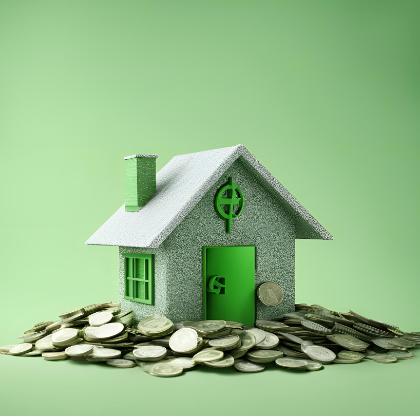 Image depicting cost savings when selling your house and downsizing to a smaller house