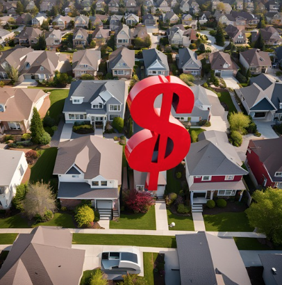Image depicting dollar sign to represent an ibuyer buying a house fast.
